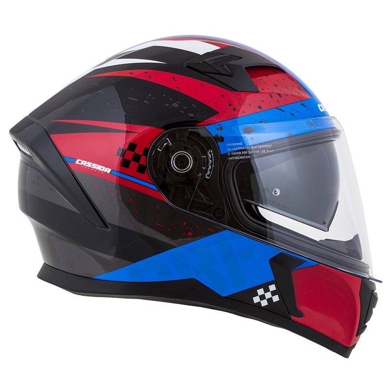 Integralna motociklistička kaciga Cassida Integral 3.0 DRFT crveno-biserno plava