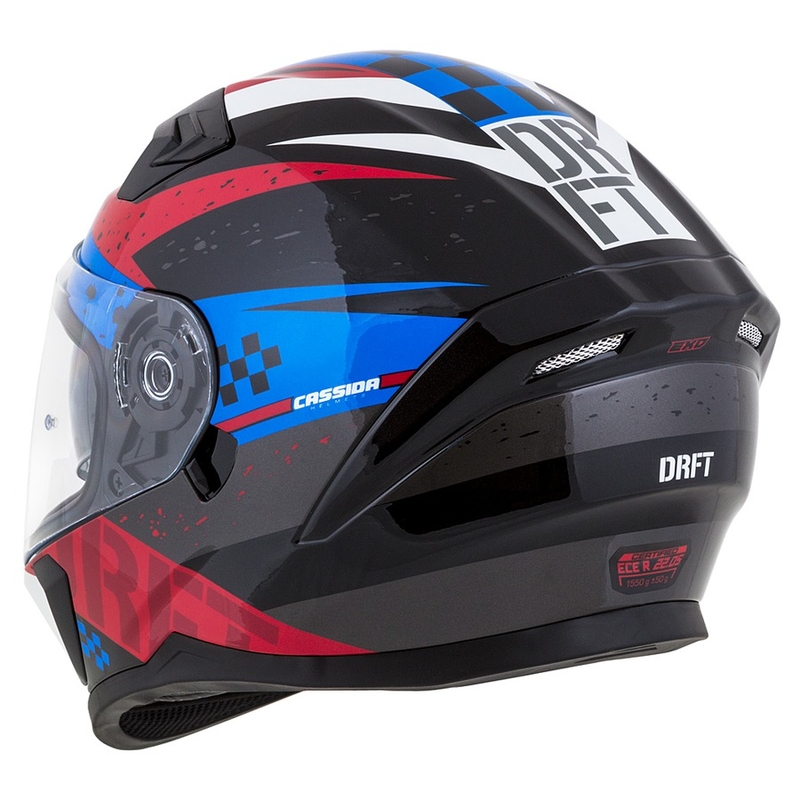 Integralna motociklistička kaciga Cassida Integral 3.0 DRFT crveno-biserno plava