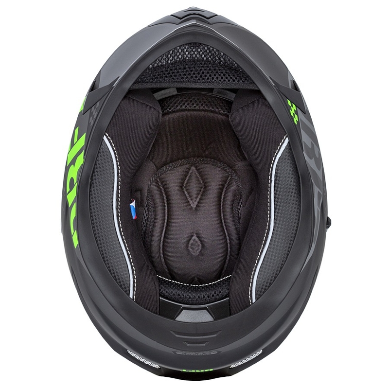 Integralna motociklistička kaciga Cassida Integral 3.0 DRFT mat sivo-crno-zelena