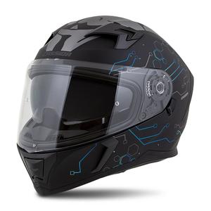 Integralna motociklistička kaciga Cassida 3.0 Hack plavo-crna mat
