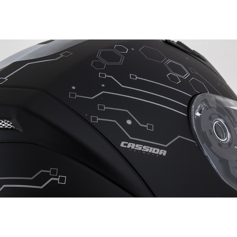Integralna motociklistička kaciga Cassida 3.0 Hack Vision sivo-srebrno-crna mat rasprodaja