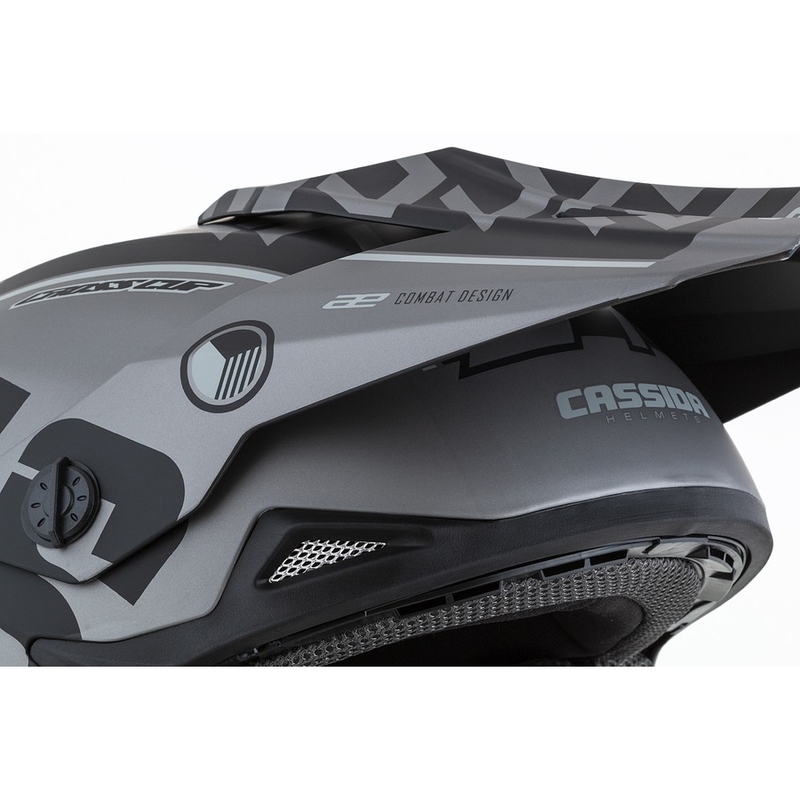Cassida Cross Cup Sonic Motocross kaciga crno-siva mat rasprodaja