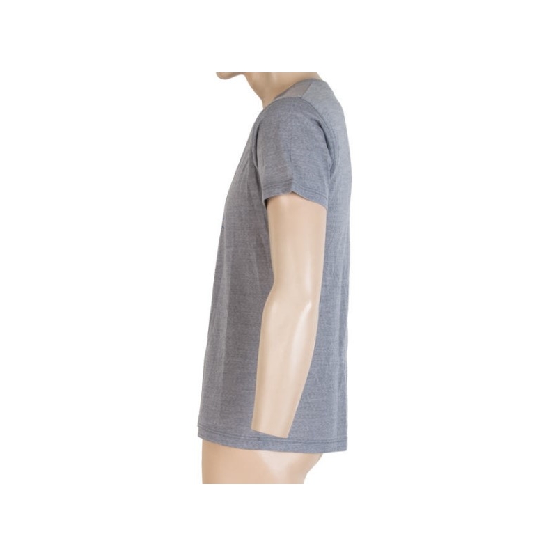 Muška funkcionalna majica Sensor Merino Active PT Kompas siva - kratki rukav rasprodaja
