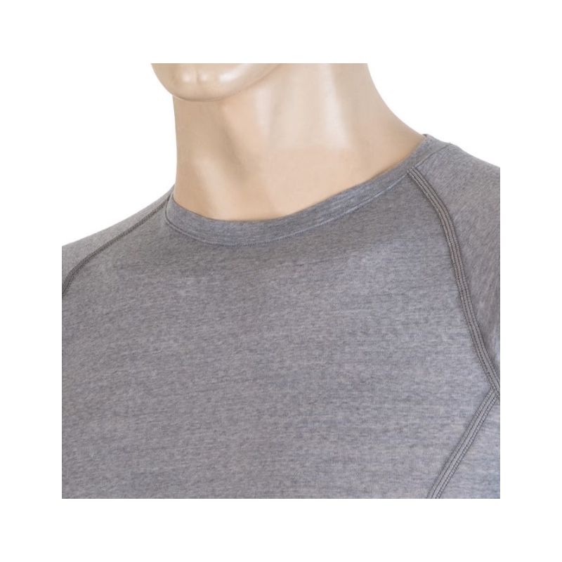 Muška funkcionalna majica Sensor Merino Active siva - kratki rukav rasprodaja