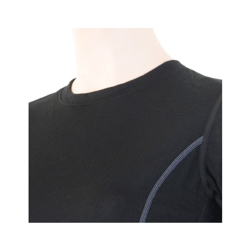 Ženska funkcionalna majica Sensor Merino Active crna - dugi rukav rasprodaja