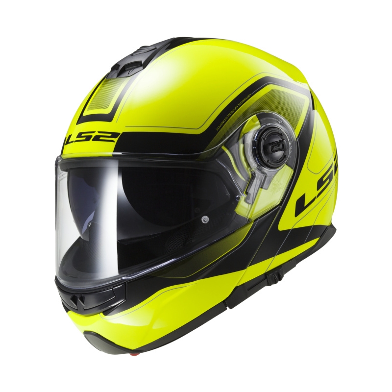 LS2 FF325 Strobe Civik Hi-Vis preklopna motociklistička kaciga