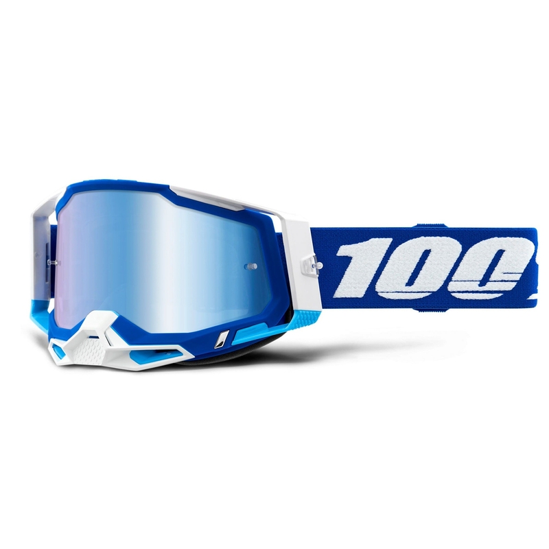 Naočale za motocross 100% RACECRAFT 2 Blue (Blue Mirror Plexiglas) rasprodaja