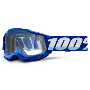 Naočale za motocross 100% ACCURI 2 plave (prozirni pleksiglas)