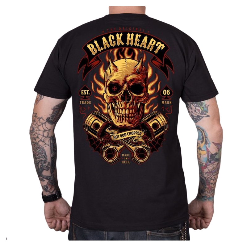 Muška majica Black Heart Hell Boy