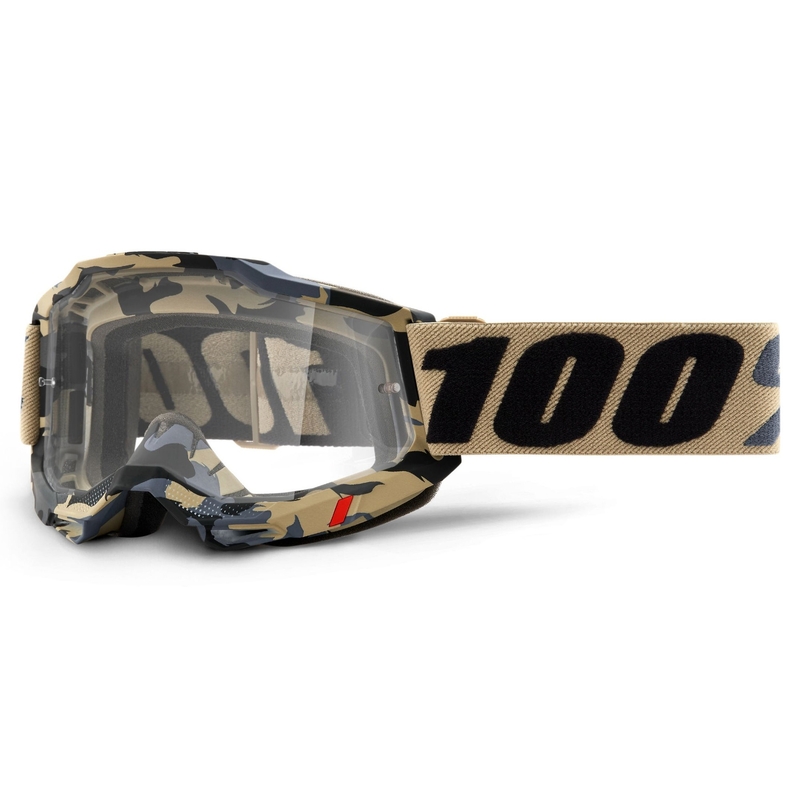 Naočale za motocross 100% ACCURI 2 smeđe-sive (prozirni pleksiglas)