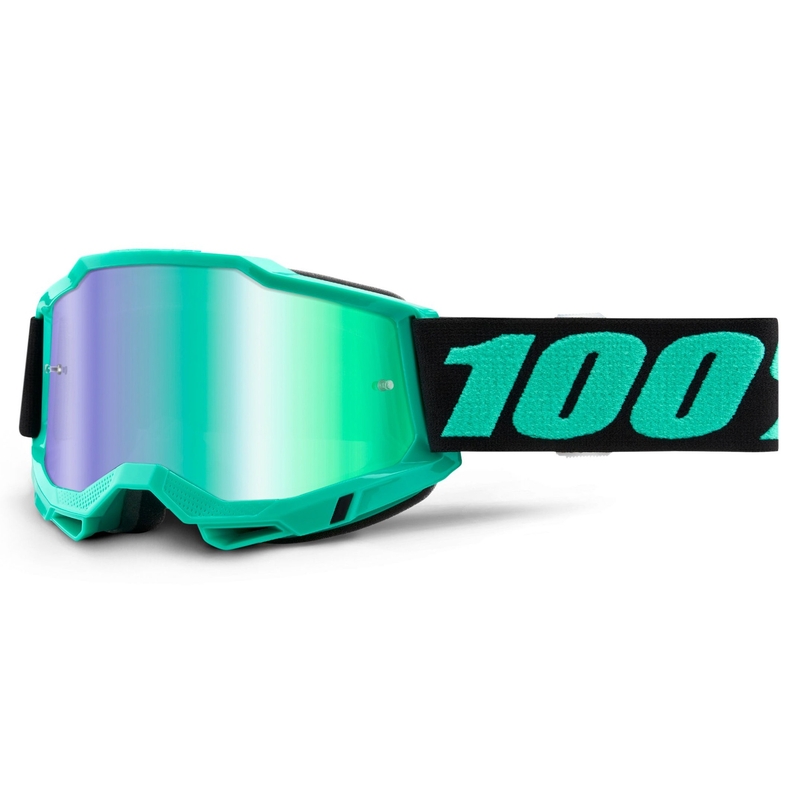 Motocross naočale 100% ACCURI 2 Green (Green Mirror Plexiglas)