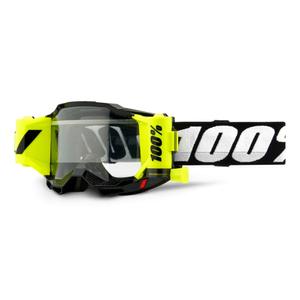 Naočale za motocross 100% ACCURI 2 Roll-Off crne (prozirni pleksiglas)