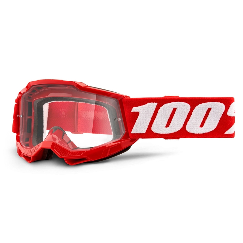 Dječje naočale za motocross 100% ACCURI 2 narančaste (prozirni pleksiglas)