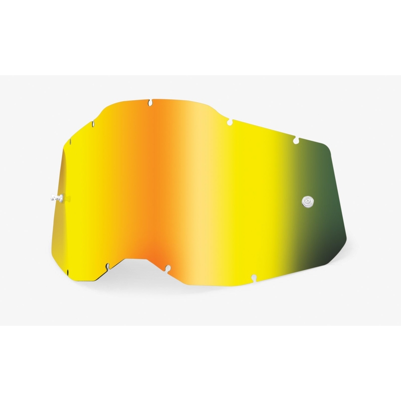 Pleksiglas 100% Racecraft 2/Accuri 2/Strata 2 zlatno ogledalo (protiv magljenja)