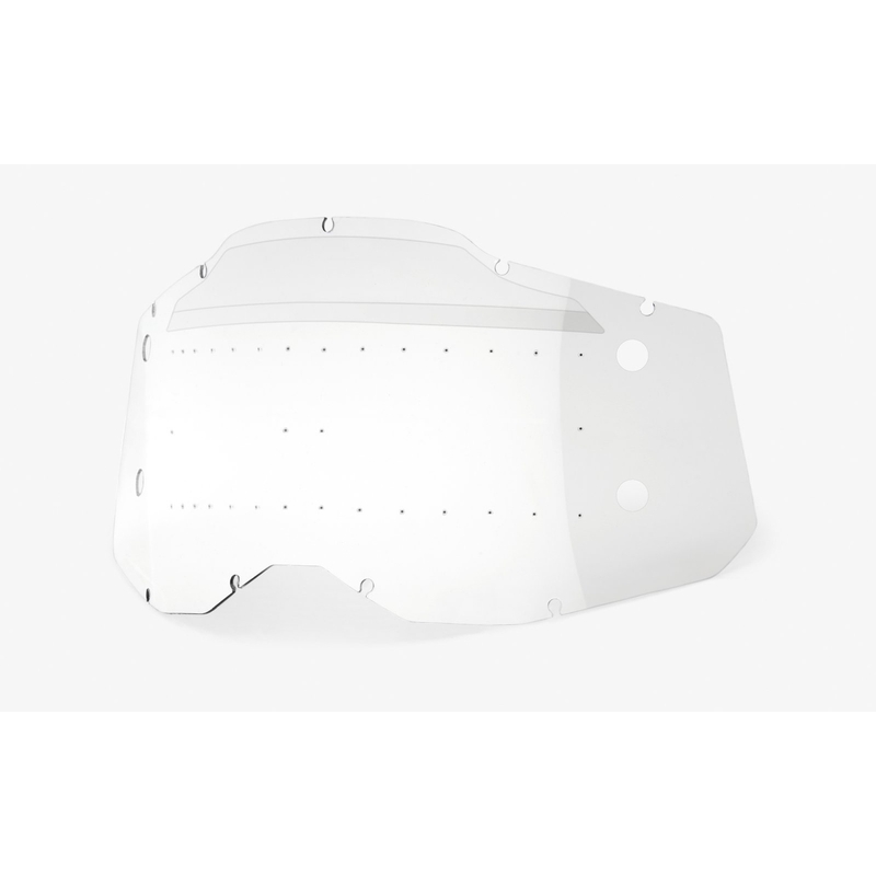 Pleksiglas 100% Forecast Racecraft 2/Accuri 2/Strata 2 proziran s iglom (protiv zamagljivanja)