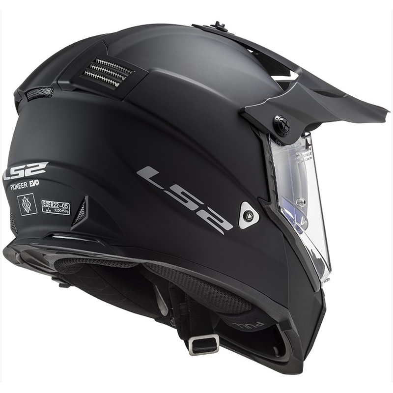 Enduro kaciga LS2 MX436 Pioneer EVO crna mat - II. kvaliteta
