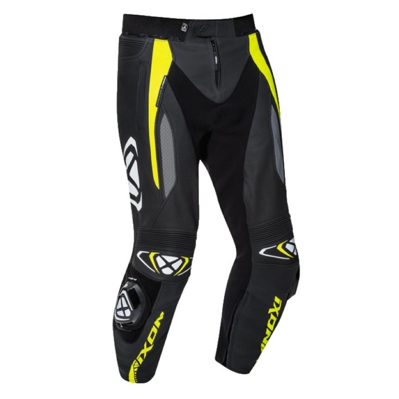 Motorističke hlače IXON Vortex Pant 2 crno-fluo žute rasprodaja