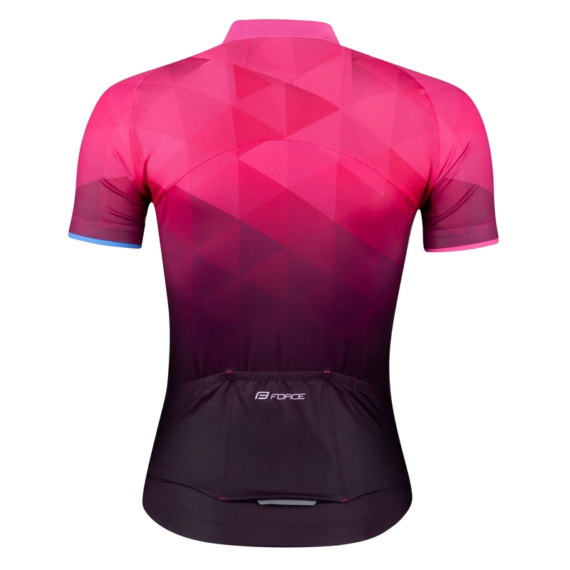 Ženski dres FORCE Gem pink - kratki rukav rasprodaja