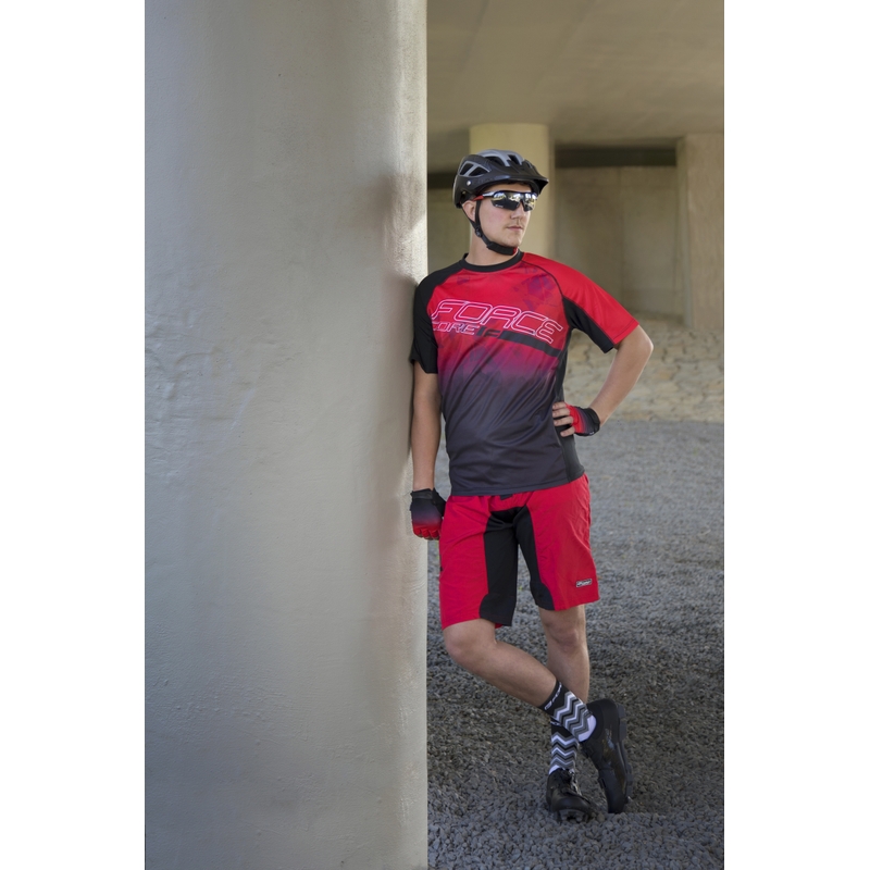 Dres FORCE MTB Core crveno-crni rasprodaja