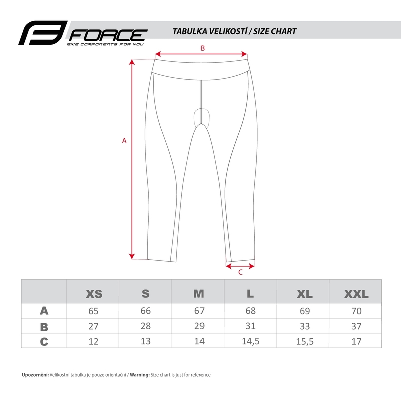 Ženskih kratkih hlača FORCE Lady Bike crne boje rasprodaja