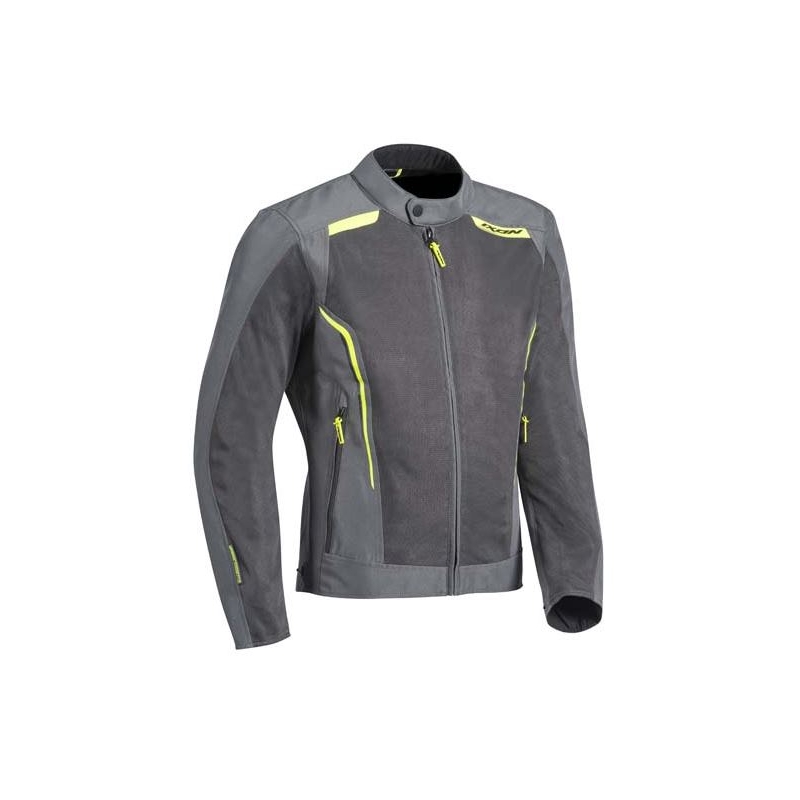 Motoristička jakna IXON Cool Air sivo-fluo žuta rasprodaja