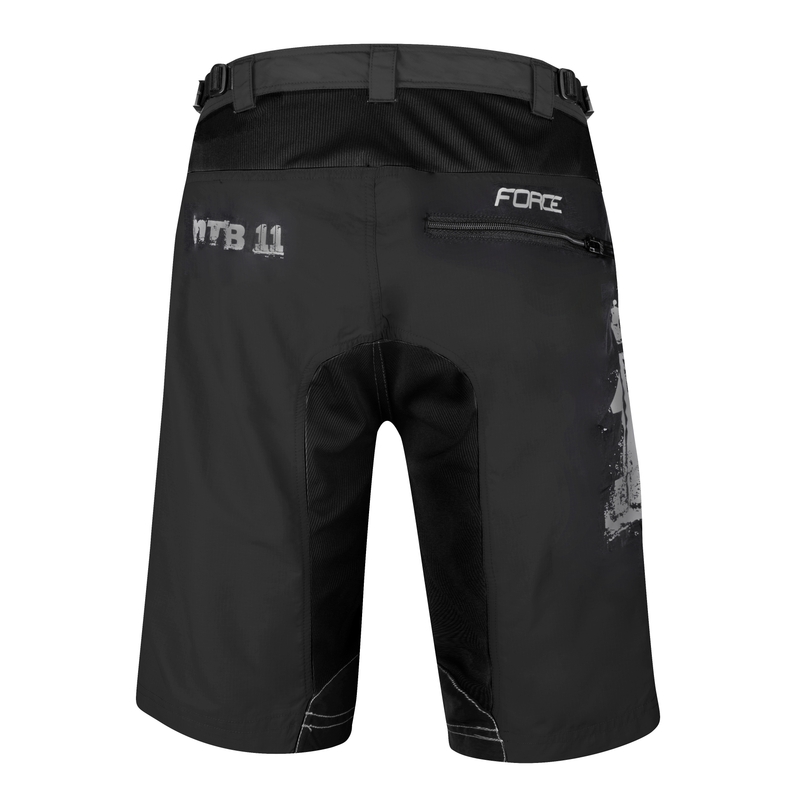 FORCE MTB-11 kratke hlače crne rasprodaja