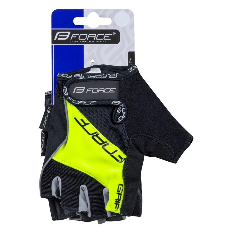 FORCE GRIP crno-fluo žute rukavice rasprodaja