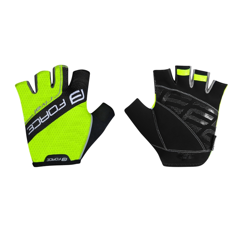 Rukavice FORCE Rival crno-fluo žute rasprodaja