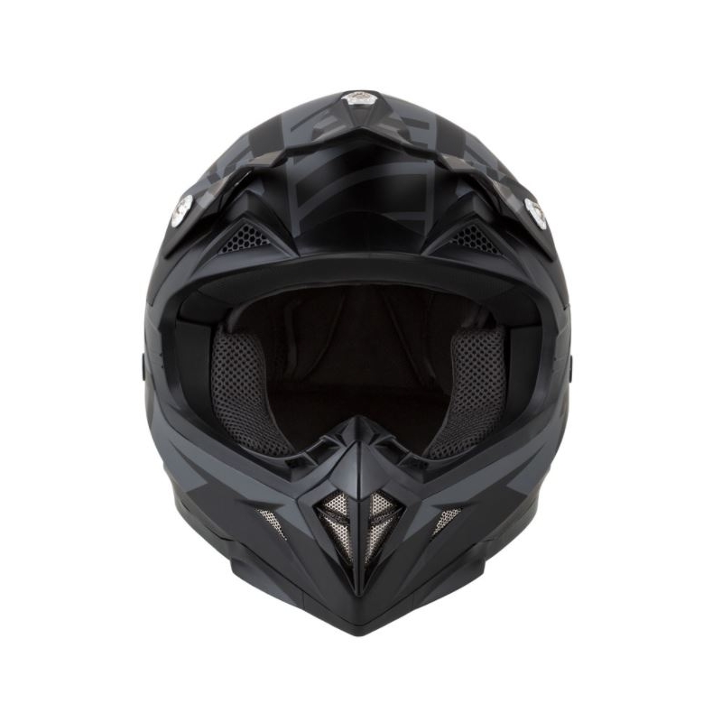 Motocross kaciga ZED X1.9 crno-siva mat