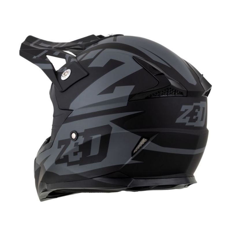 Motocross kaciga ZED X1.9 crno-siva mat