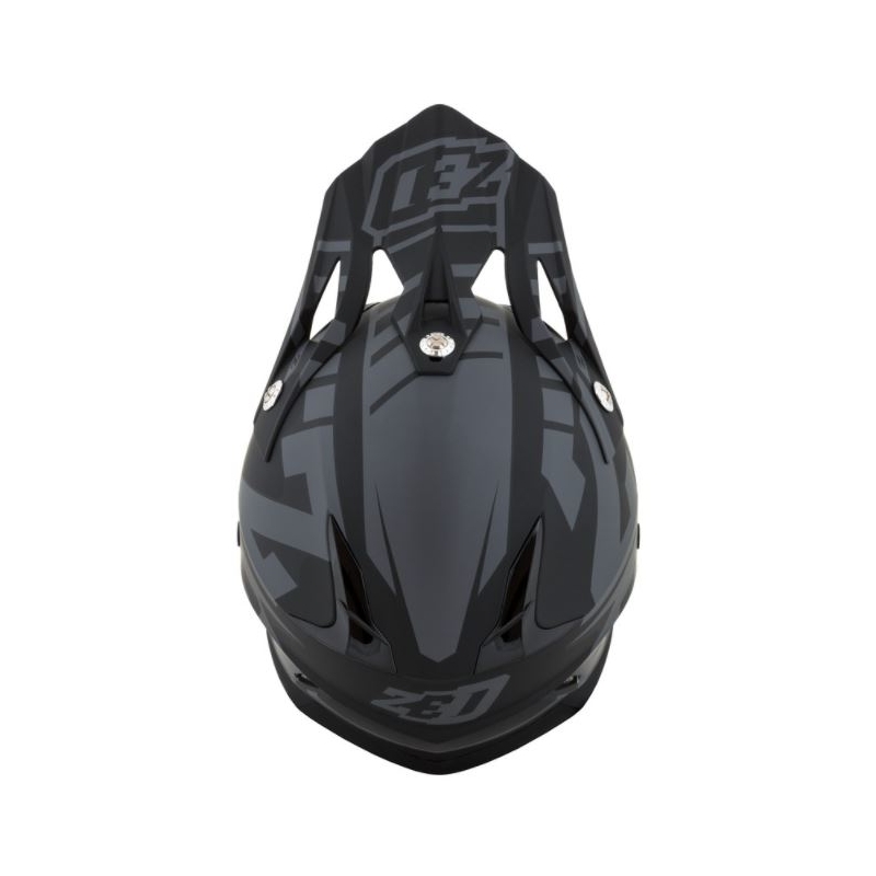 Motocross kaciga ZED X1.9 crno-siva mat
