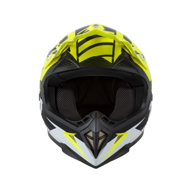 Motocross kaciga ZED X1.9 crno-bijela-fluo žuta