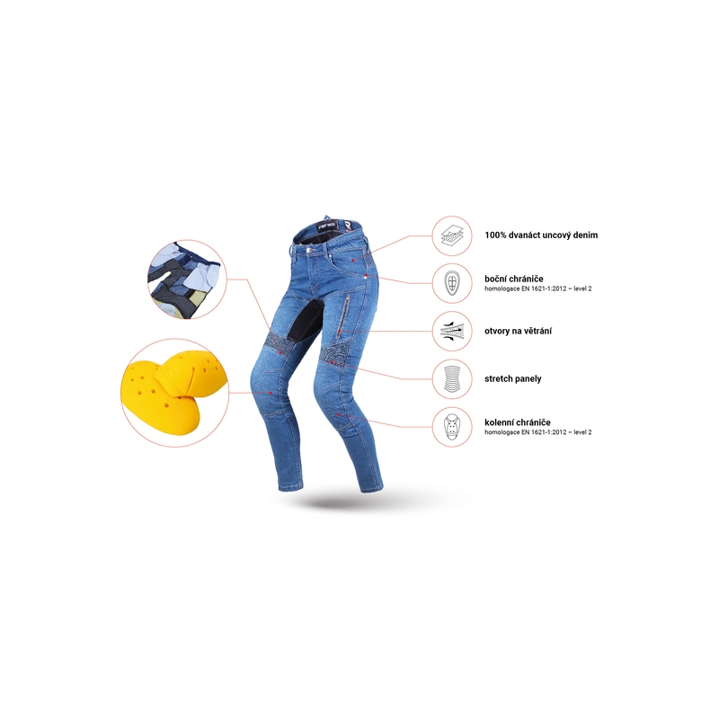 Ženske traperice Street Racer Stretch II Slim fit CE plave