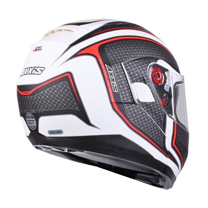 Axxis Optimus flip up motoristička kaciga crno-crveno-bijela rasprodaja