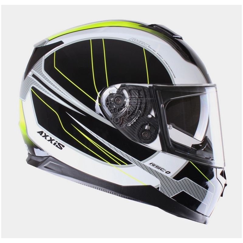 Axxis Debut motociklistička kaciga crno-fluo žuta
