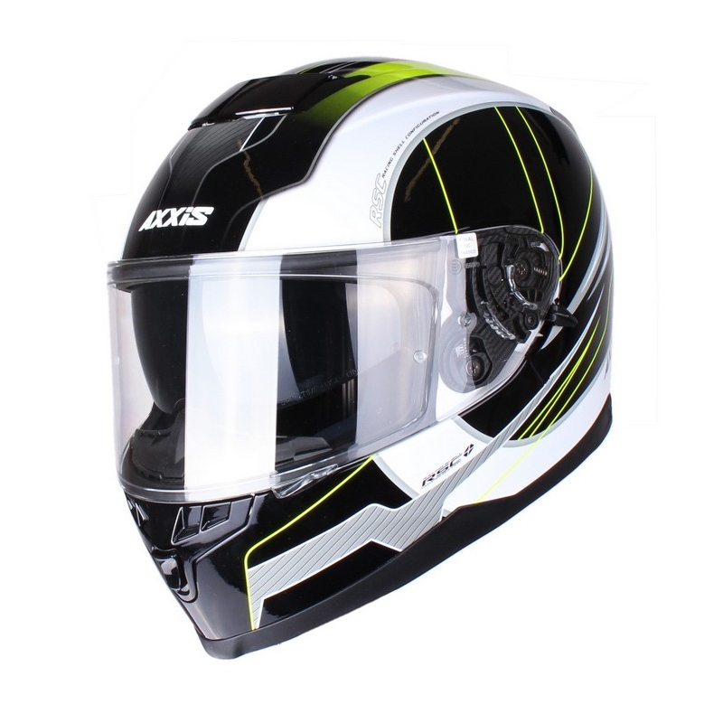 Axxis Debut motociklistička kaciga crno-fluo žuta
