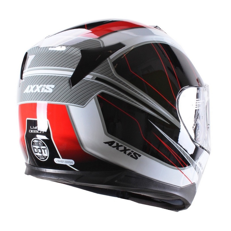 Axxis Debut motoristička kaciga crno-crvena rasprodaja