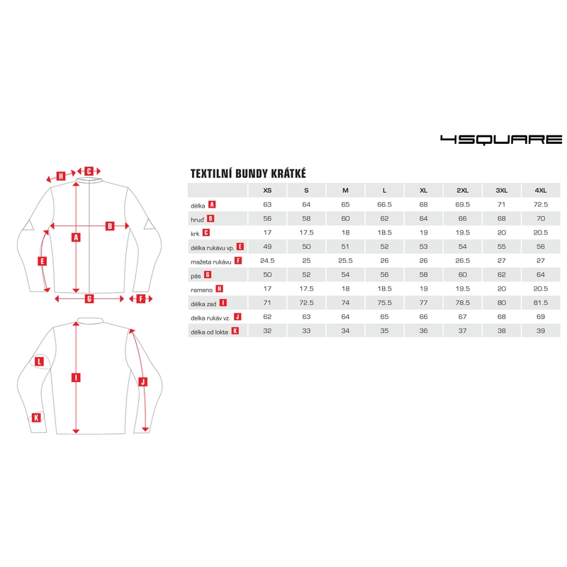 Motociklistička jakna 4SQUARE Roadster crno-siva