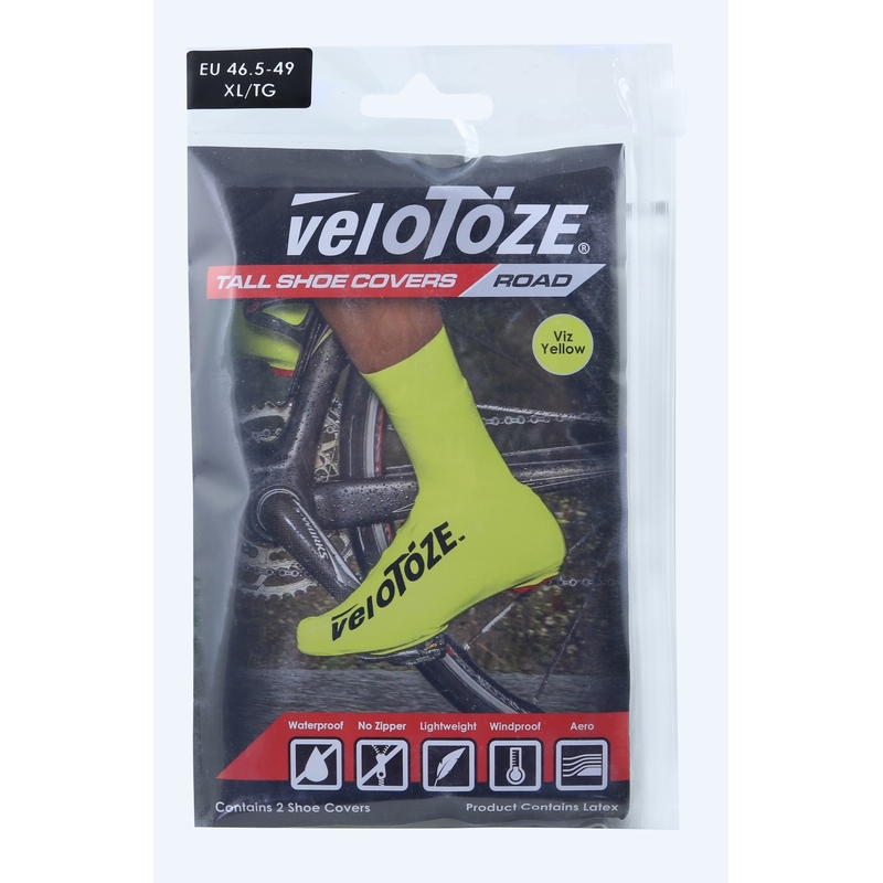 Velotoze navlake za cestovne biciklističke cipele žute boje