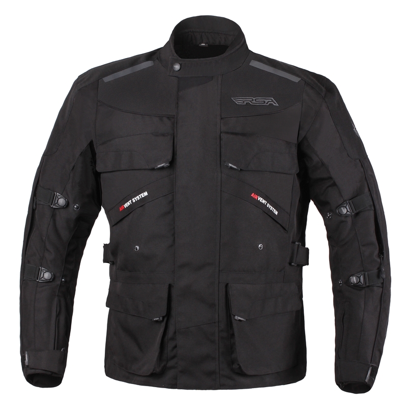 Motociklistička jakna RSA Tiger crna - II. kvaliteta