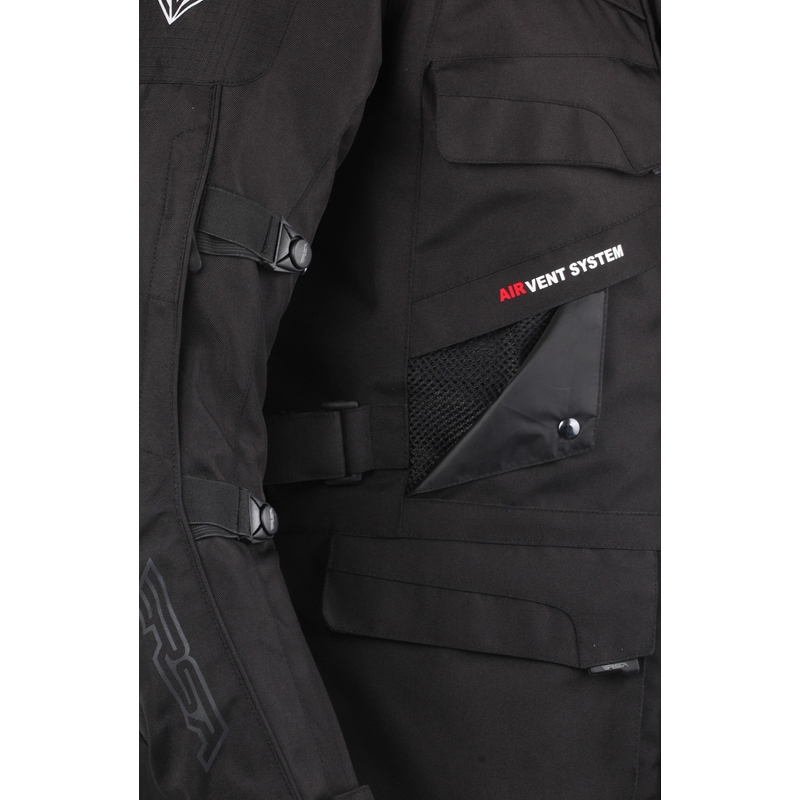 Motociklistička jakna RSA Tiger crna - II. kvaliteta