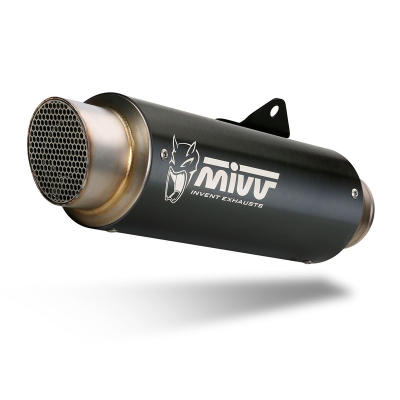 Koncovka výfuku MIVV GP PRO D.035.LXBP Černá ocel - II. jakost