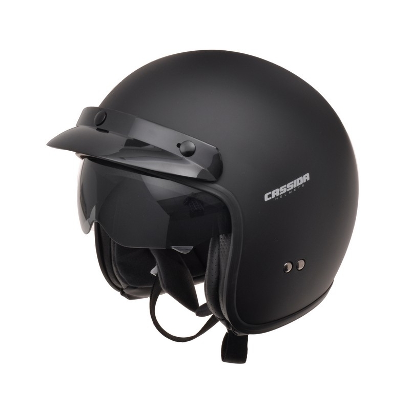 Otvorena moto kaciga Cassida Oxygen crna mat - II. kvaliteta