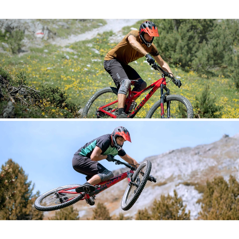 Biciklistička kaciga CRATONI C-Maniac 2.0 MX crno-crvena mat