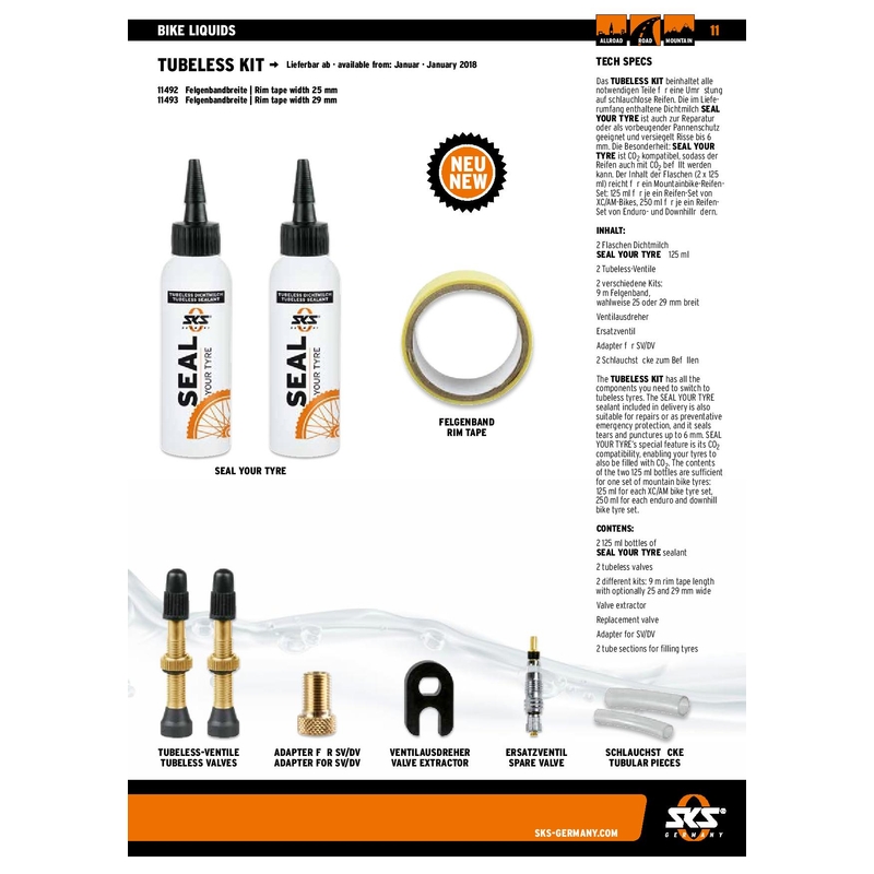 Tubeless kit - Komplet za prodaju tubeless sustava rasprodaja