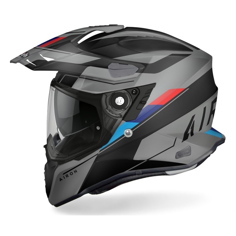 Enduro kaciga Airoh Commander Skill 2022 sivo-crna mat