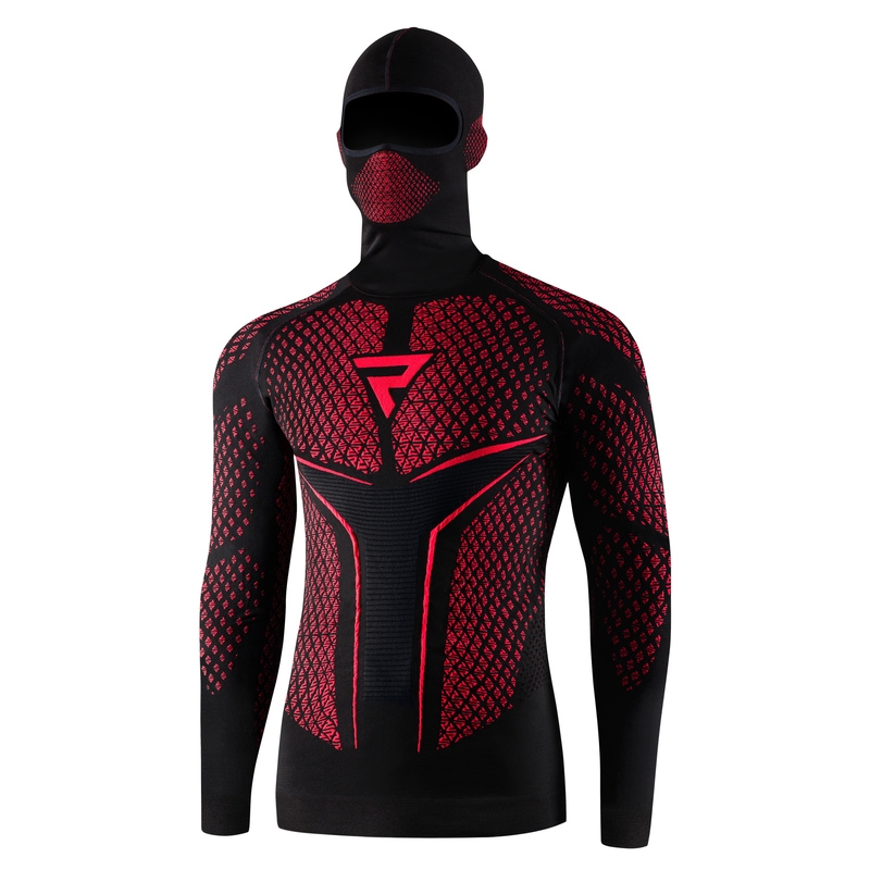 Termo majica Rebelhorn Therm II 2u1 crno-crvena