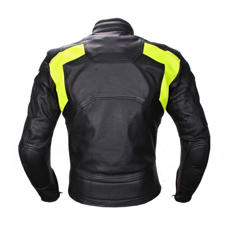 Motoristička jakna Tschul 850 crna-fluo žuta rasprodaja