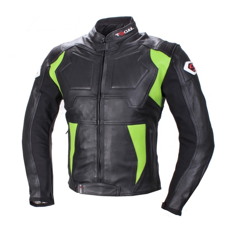 Motociklistička jakna Tschul 850 crno-zelena