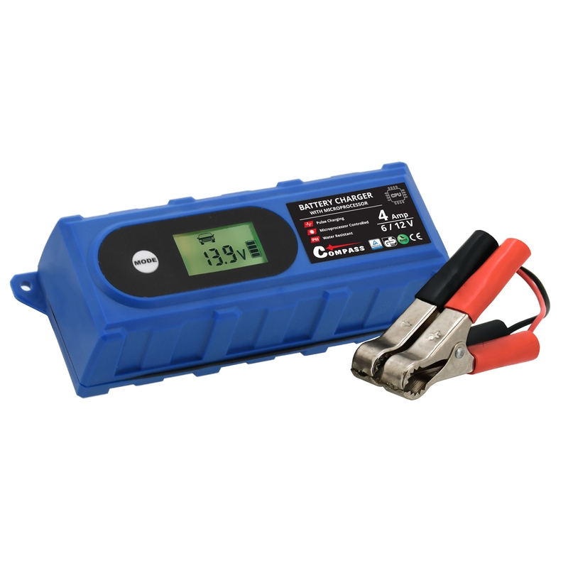 Punjač baterija sa LCD zaslonom 6/12V 3,8 Amp